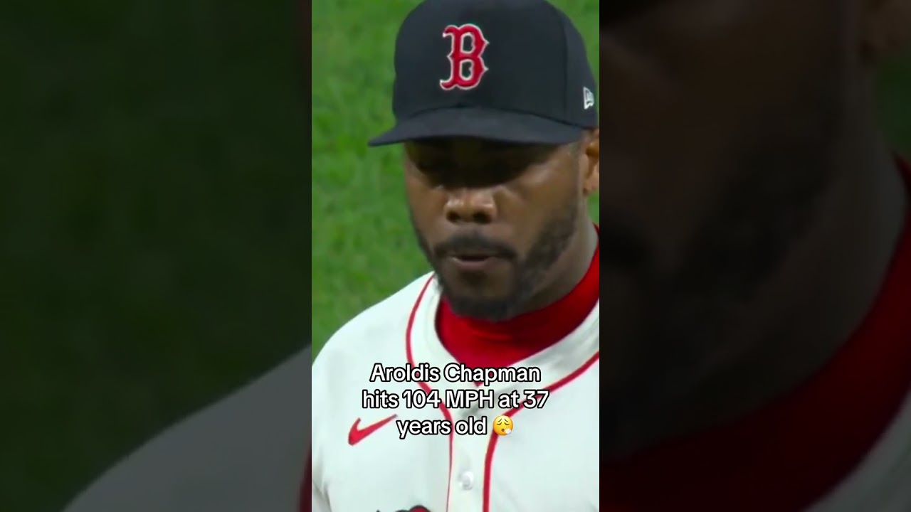 Aroldis Chapman still throwing heat 😤