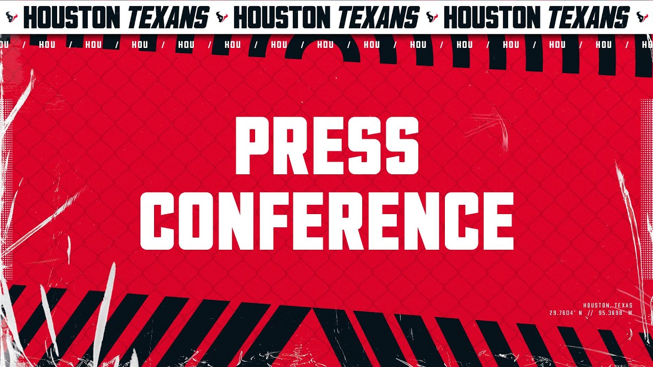 LIVE: Houston Texans Head Coach DeMeco Ryans & Players address the media
