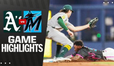 A's vs. Marlins Game Highlights (5/3/25) | MLB Highlights