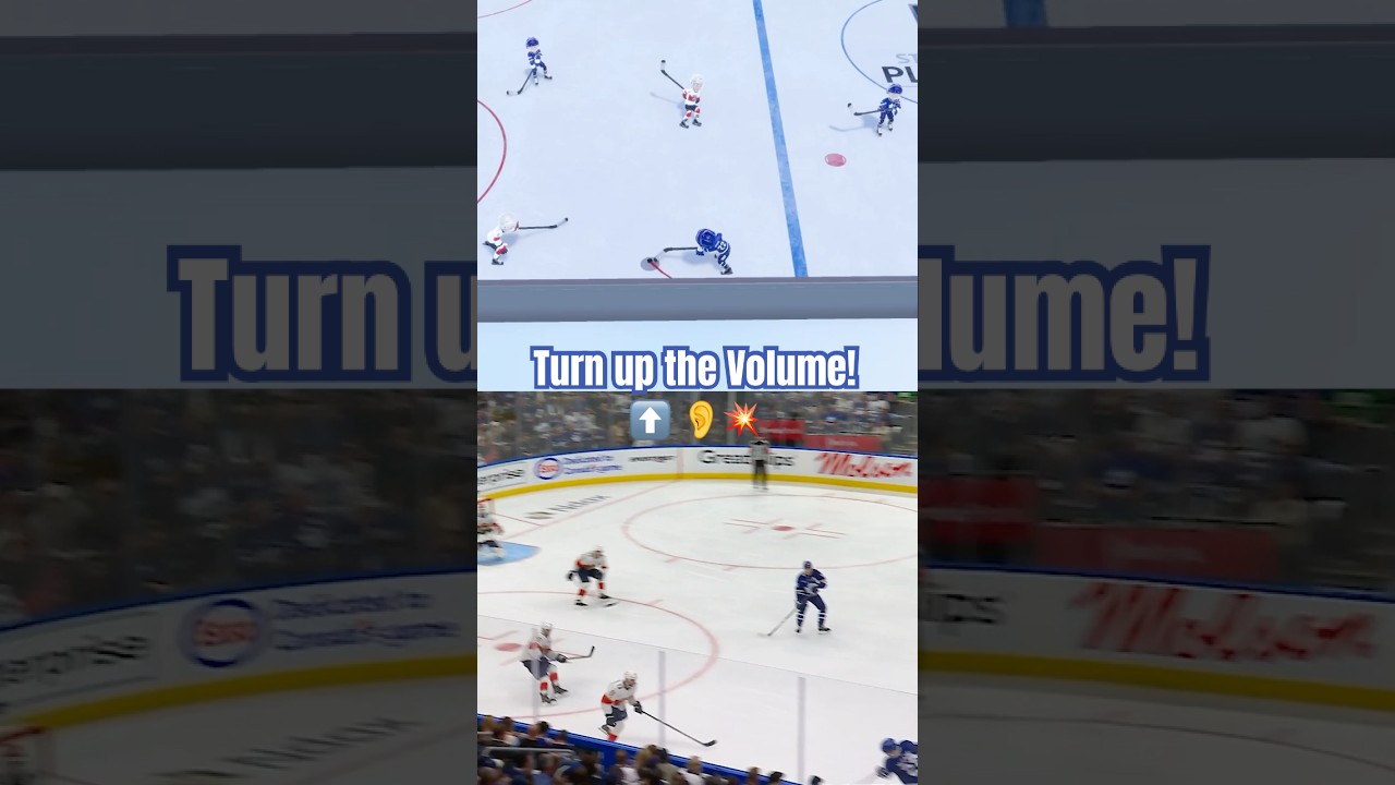 Marner with a LOUD Go-Ahead Goal 👂💥 #hockeyverse