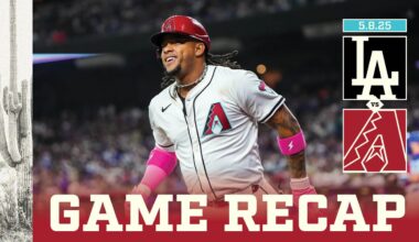 Dodgers vs. D-Backs Game Highlights (5/8/25) | MLB Highlights | Arizona Diamondbacks