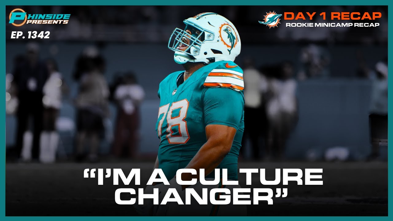 Miami Dolphins Rookie Minicamp Day 1 Recap!