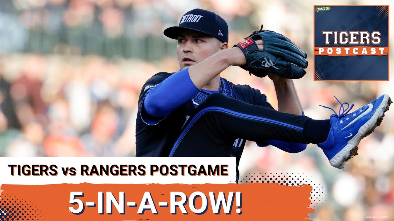 TIGERS POSTCAST: TARIK SKUBAL IS A MAD MAN! Detroit Tigers BEAT Texas Rangers For 5th Straight Win