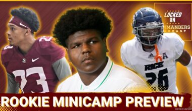 Commanders Rookie Minicamp BREAKDOWN: What to Watch from Draft Picks | UDFA Gems, Intriguing Invites