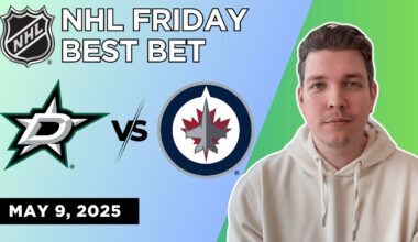 Dallas Stars vs Winnipeg Jets l Friday 5/9/25 | August Young NHL Best Bets | DAL vs WPG