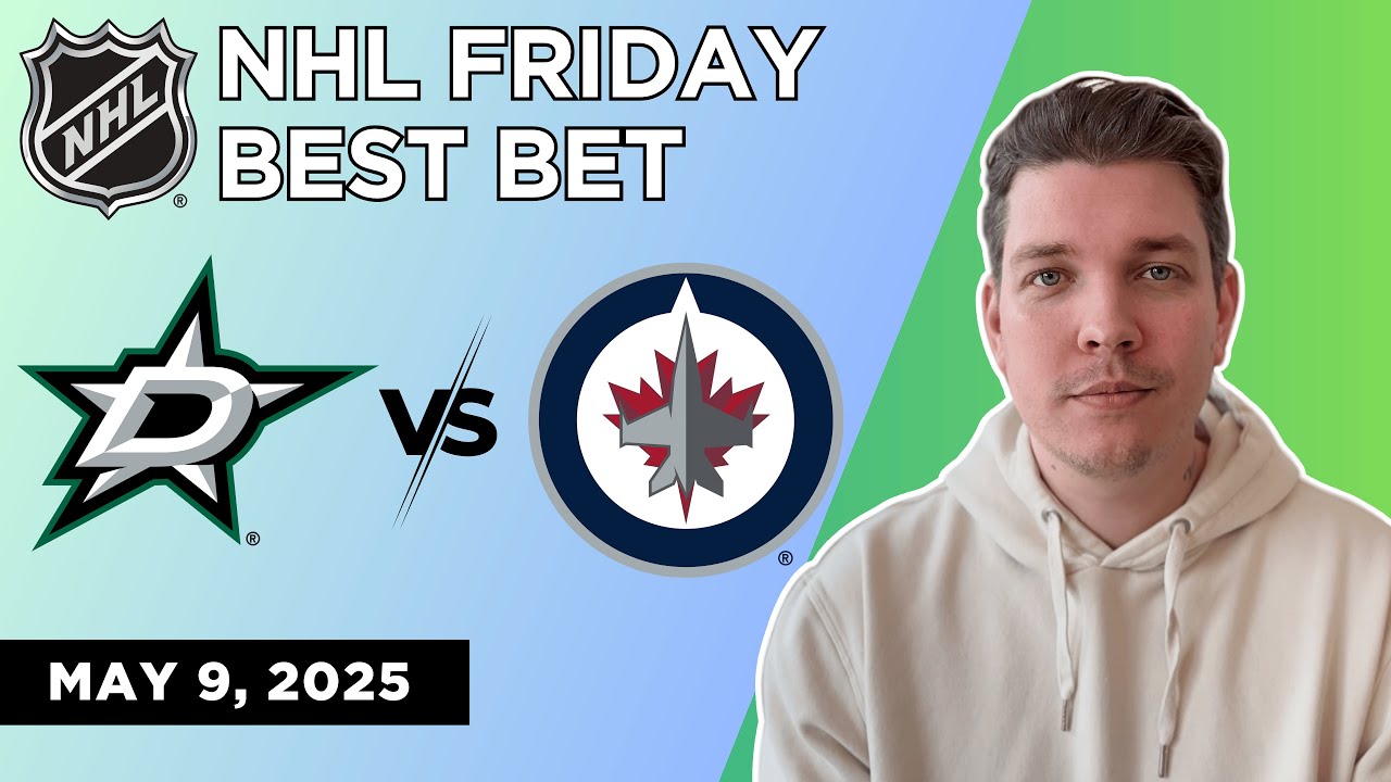Dallas Stars vs Winnipeg Jets l Friday 5/9/25 | August Young NHL Best Bets | DAL vs WPG