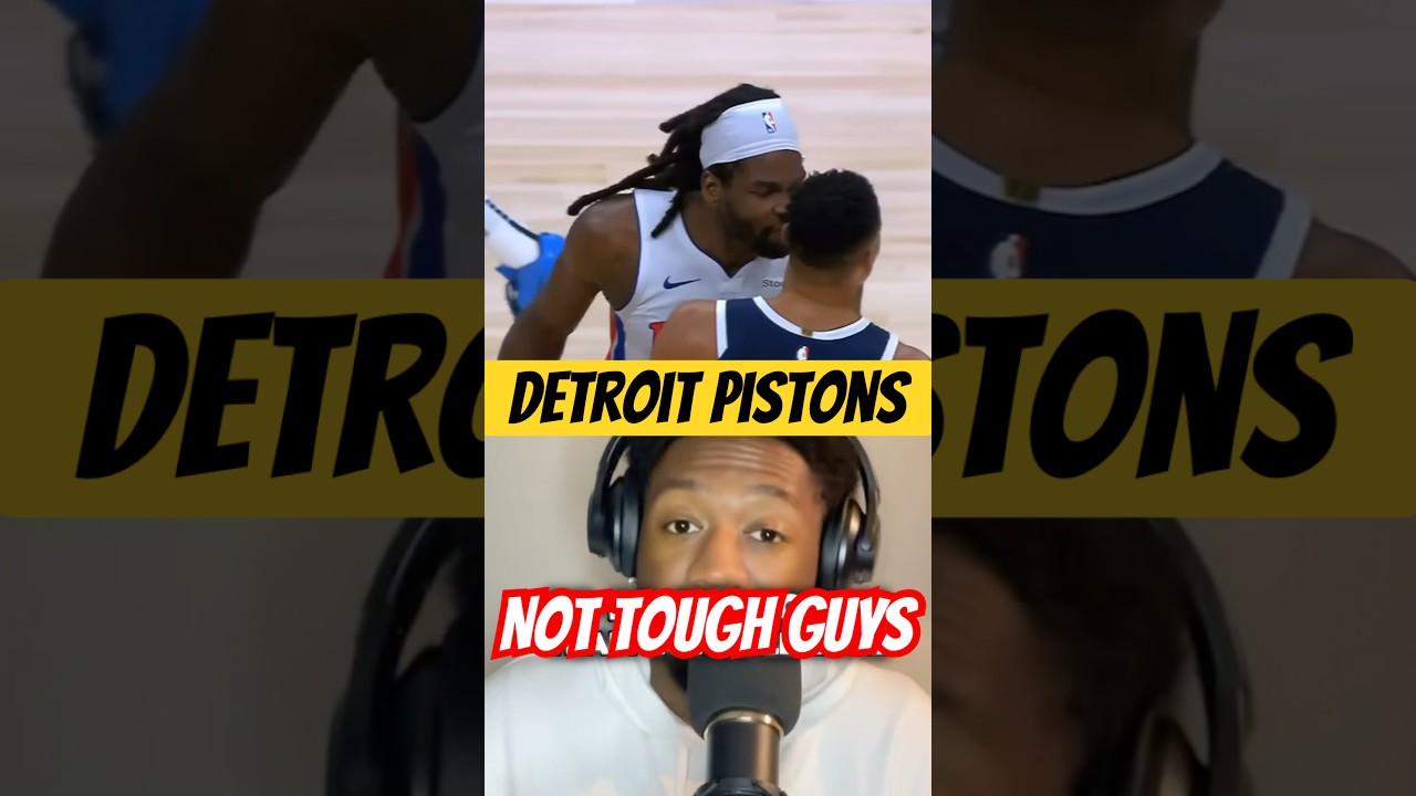 Pistons acting tough… but we not buying it ! #NBA  #Pistons #detroitpistons