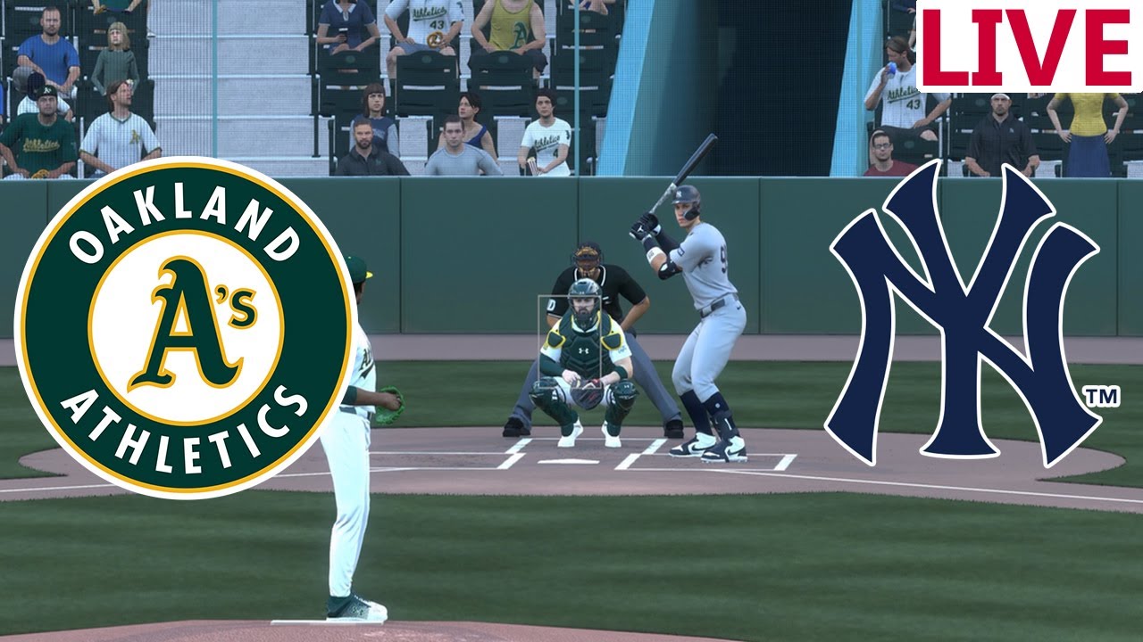🔴LIVE 🔴New York Yankees VS Oakland Athletics/May 10/ Mlb Season/MLB THE SHOW 25