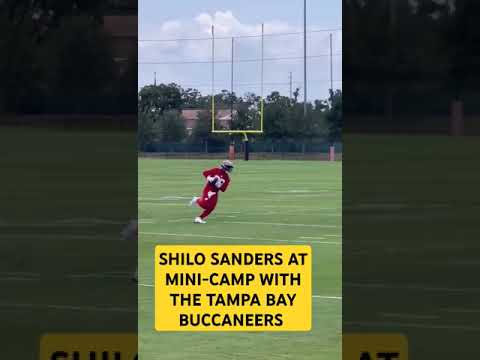 SHILO SANDERS IMPRESSIVE IN HIS DAY ONE TAMPA BAY BUCCANEERS MINI CAMP#shorts