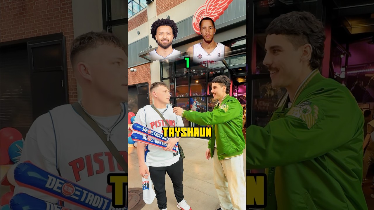 Was not expecting the last answer 👀 #nba #detroitpistons