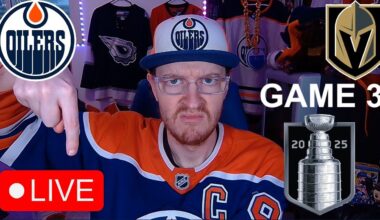 GAME 3: EDMONTON OILERS VS VEGAS GOLDEN KNIGHTS LIVE | FULL GAME REACTION AND COMMENTARY