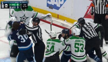 Dallas Stars Vs Winnipeg Jets Scrum