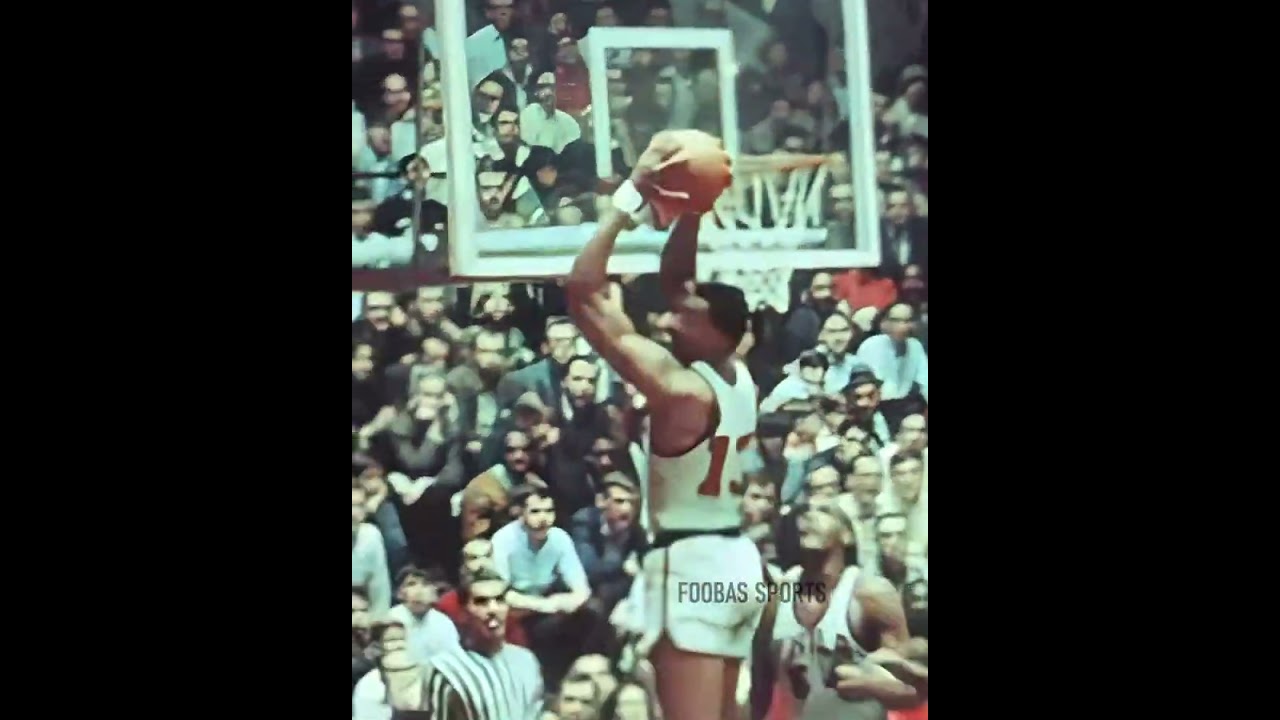 Wilt Chamberlain Quadruple-Double on Bill Russell 🤯🔥