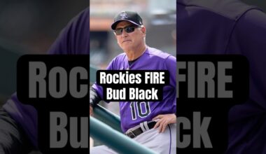 BREAKING! Rockies FIRE Bud Black #shorts #youtubeshorts #rockies #mlb #coloradorockies