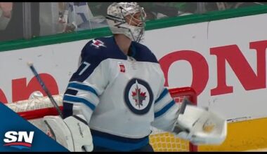 Stars' Alex Petrovic Nabs Goal On Connor Hellebuyck's Gaffe After Lengthy Review