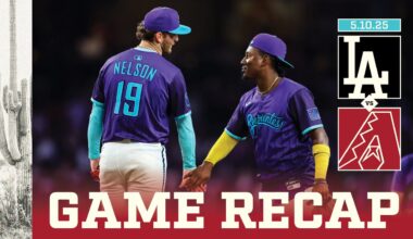Dodgers vs. D-backs Game Highlights (5/10/25) | MLB Highlights | Arizona Diamondbacks
