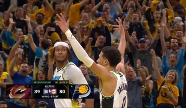 Pacers INSANE 19-2 RUN in 3 mins to end half up 41 points vs Cavs in Game 4