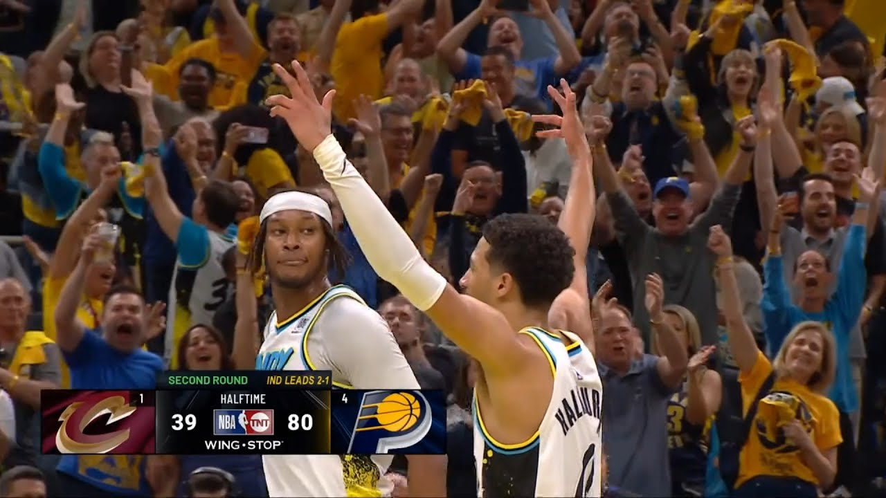 Pacers INSANE 19-2 RUN in 3 mins to end half up 41 points vs Cavs in Game 4