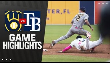 Brewers vs. Rays Game Highlights (5/11/25) | MLB Highlights