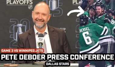 Pete DeBoer PRAISES Stars After THRILLER WIN vs Winnipeg Jets