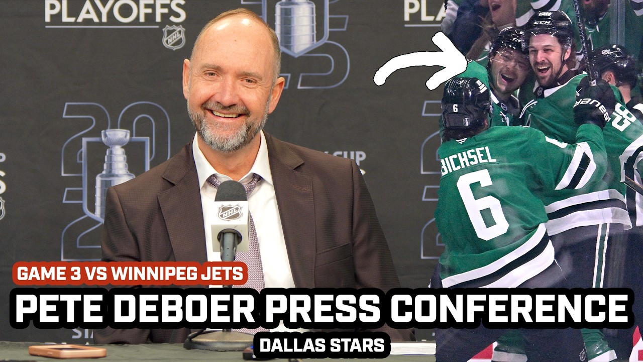Pete DeBoer PRAISES Stars After THRILLER WIN vs Winnipeg Jets