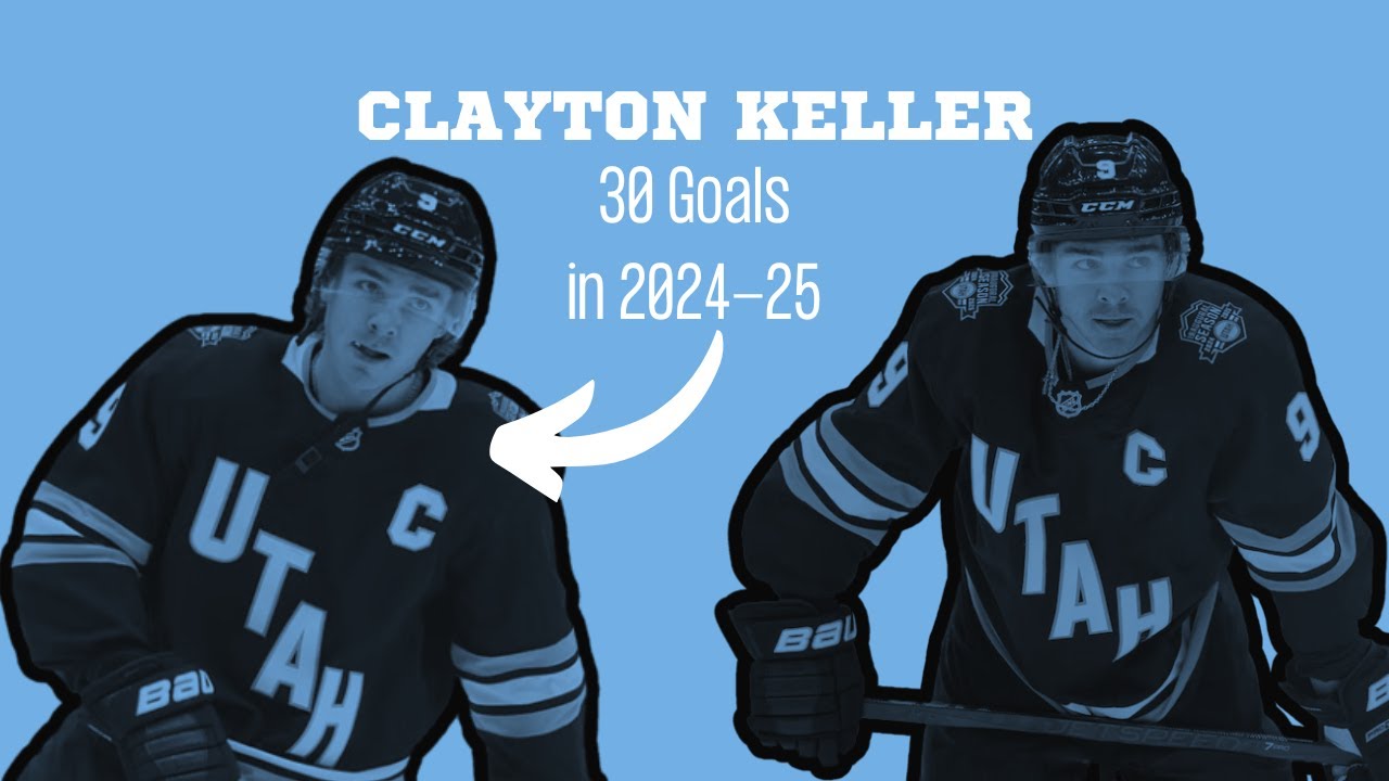 Clayton Keller: Utah Hockey Club’s First Captain | Highlight of all 30 Goals in the Inaugural Season