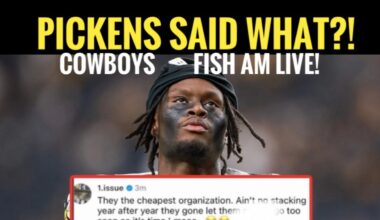 #DallasCowboys Fish Report AM LIVE! George Pickens said ... WHAT?