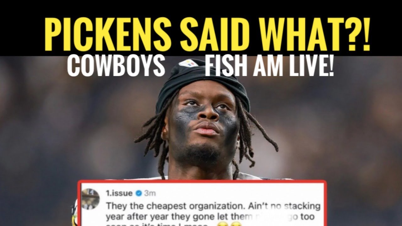 #DallasCowboys Fish Report AM LIVE! George Pickens said ... WHAT?