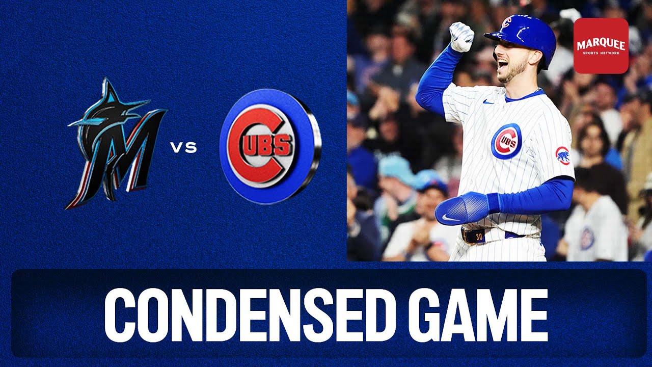 Chicago Cubs vs. Miami Marlins MLB game highlights (May 12, 2025) l Marquee Sports Network
