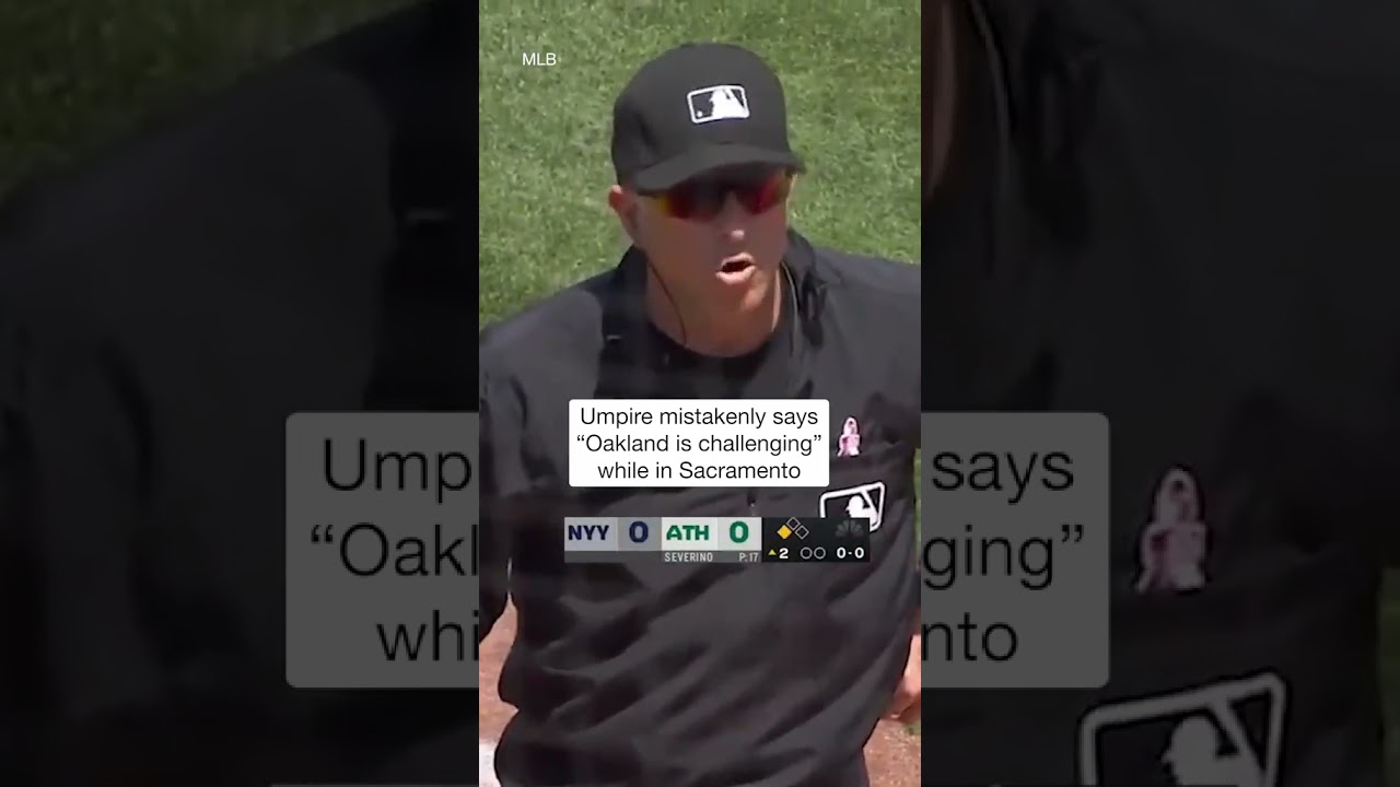 The A's no longer being in Oakland is going to take some getting used to. (🎥: MLB) #shorts