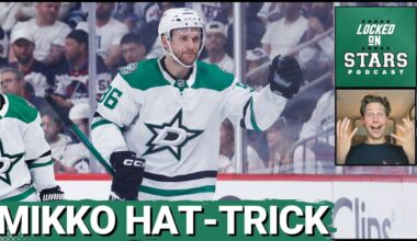 MIKKO RANTANEN NATURAL HAT-TRICK LIFTS THE STARS GAME 1 CURSE IN 3-2 WIN OVER JETS!