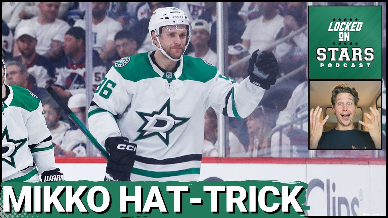MIKKO RANTANEN NATURAL HAT-TRICK LIFTS THE STARS GAME 1 CURSE IN 3-2 WIN OVER JETS!
