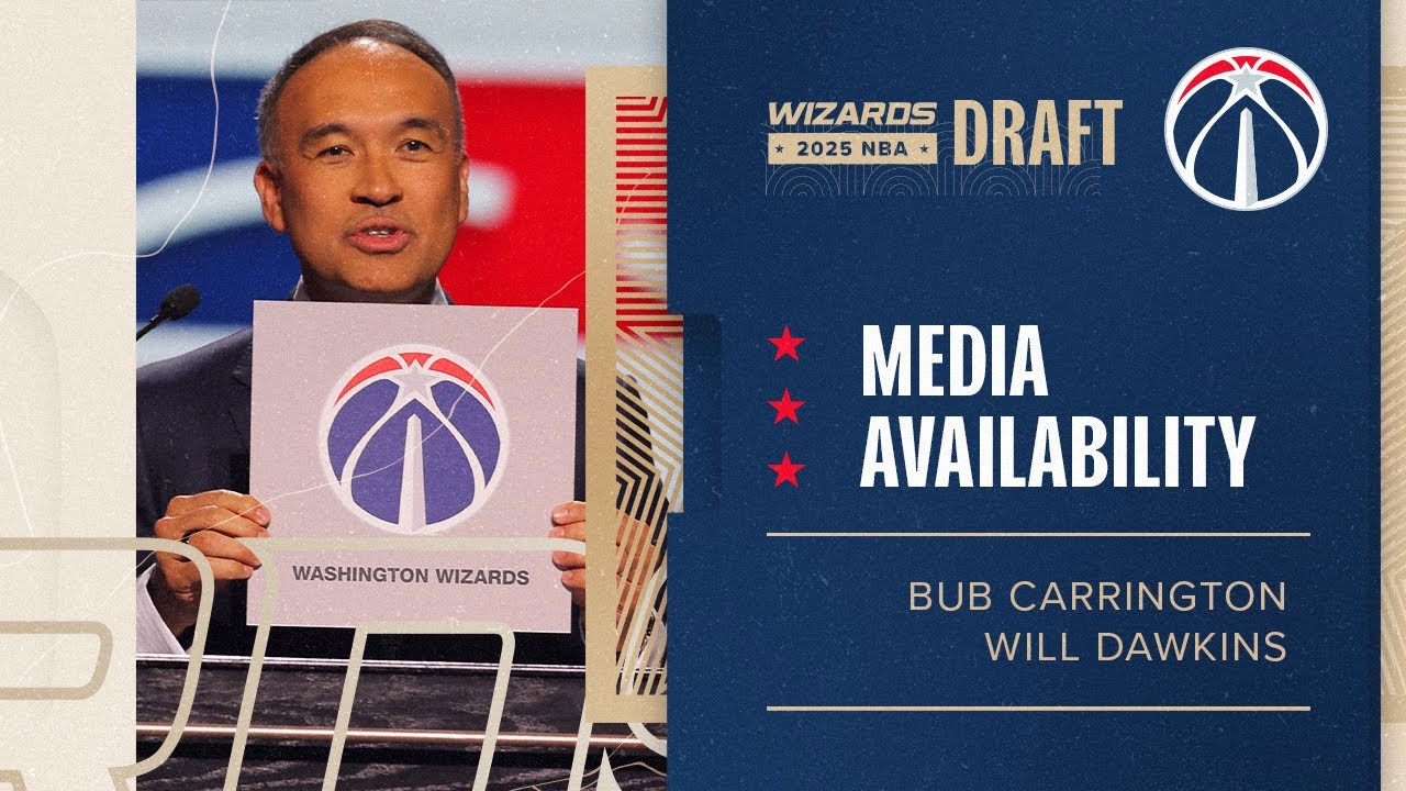 Media Availability: Will Dawkins and Bub Carrington | 2025 NBA Draft Lottery
