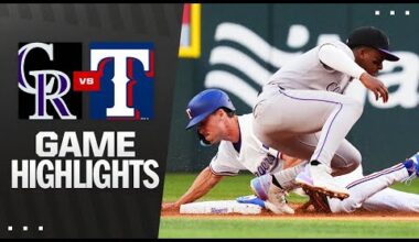 Mariners vs. Rangers Game Highlights (5/12/25) | MLB Highlights