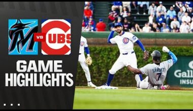 Marlins vs. Cubs Game Highlights (5/12/25) | MLB Highlights