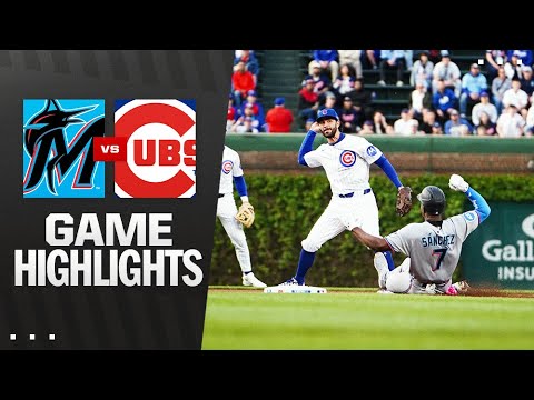 Marlins vs. Cubs Game Highlights (5/12/25) | MLB Highlights