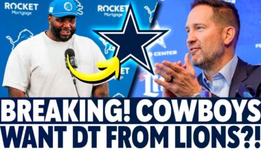 RIGHT NOW! COWBOYS MAKE CALL ON $53M DT FROM LIONS! A POST-DRAFT MASTERSTROKE?