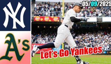 New York Yankees vs Oakland Athletics FULL GAME May 9, 2025 | MLB Highlights 2025