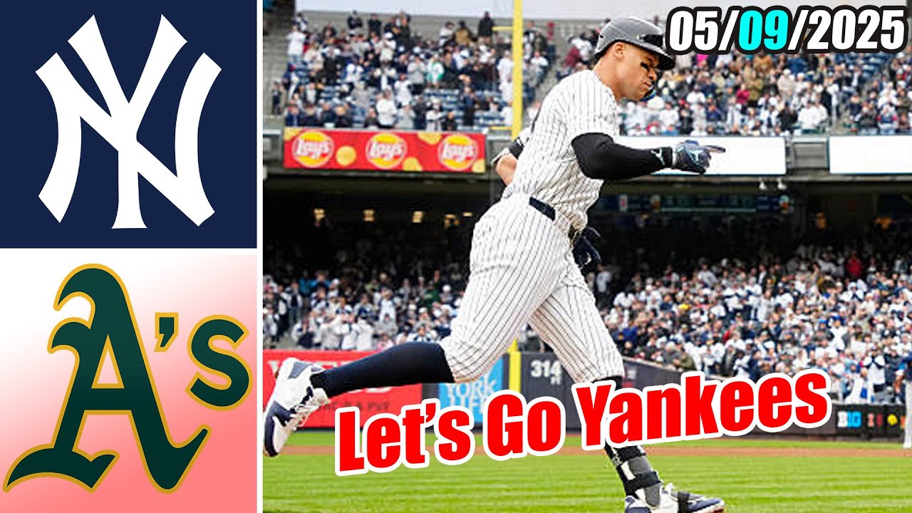 New York Yankees vs Oakland Athletics FULL GAME May 9, 2025 | MLB Highlights 2025
