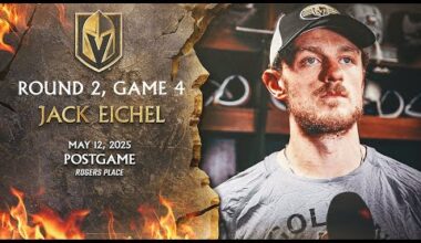Round 2, Game 4 | Jack Eichel Postgame: We Know We Need To Be Better & Now Look Ahead To Game 5