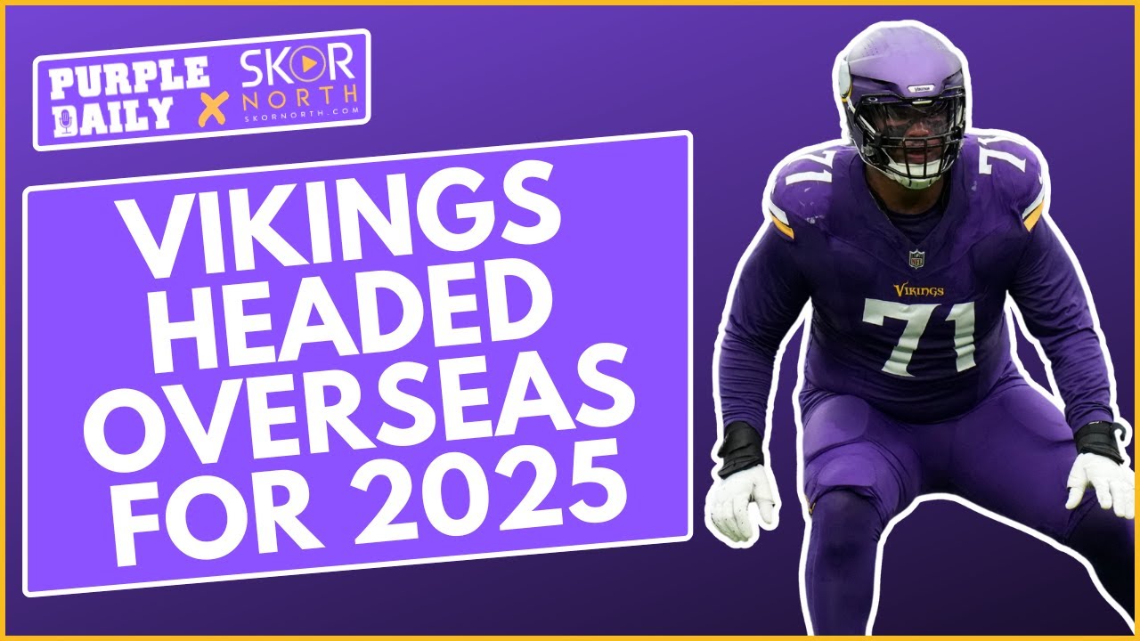 The Minnesota Vikings get consecutive games in Europe for 2025 season