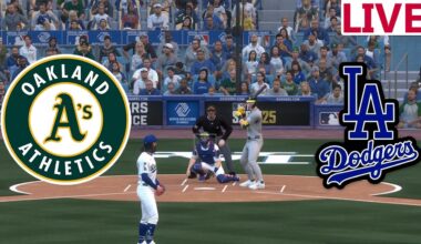 🔴LIVE 🔴Oakland Athletics VS Los Angeles Dodgers/ Mlb May 13/ Mlb Envivo/ Mlb the show 25