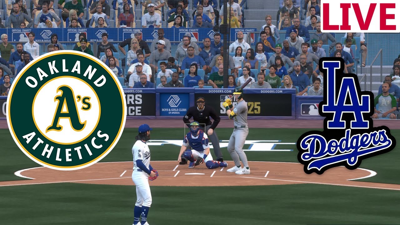 🔴LIVE 🔴Oakland Athletics VS Los Angeles Dodgers/ Mlb May 13/ Mlb Envivo/ Mlb the show 25