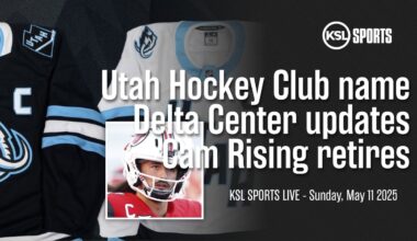 Utah Mammoth, Delta Center renovations, Cam Rising top plays (KSL Sports Live: May 11, 2025)
