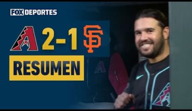😁 LOS D-BACKS SONRÍEN | Arizona Diamondbacks 2-1 San Francisco Giants | HIGHLIGHTS | MLB 2025