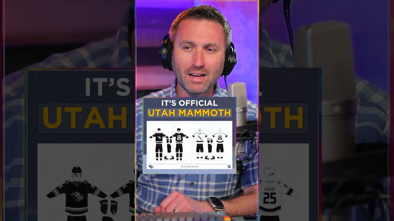 Utah Mammoth NHL jerseys are UNIQUE #nhl #hockey #utah