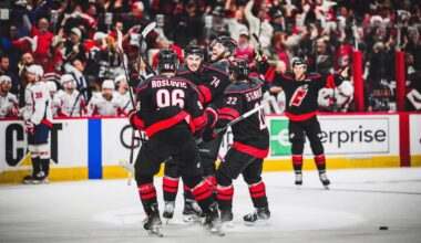 New Jersey Devils at Carolina Hurricanes | One-Minute Game Highlights | 4.20.25