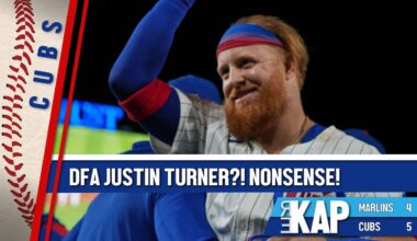 REKAP: ⚾️ Chicago Cubs 5-4 win over Miami Marlins.  DFA Justin Turner?!  Nonsense!  What a win!!