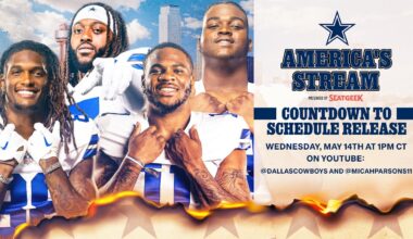 America’s Stream: Countdown to Schedule Release presented by SeatGeek | Dallas Cowboys 2025