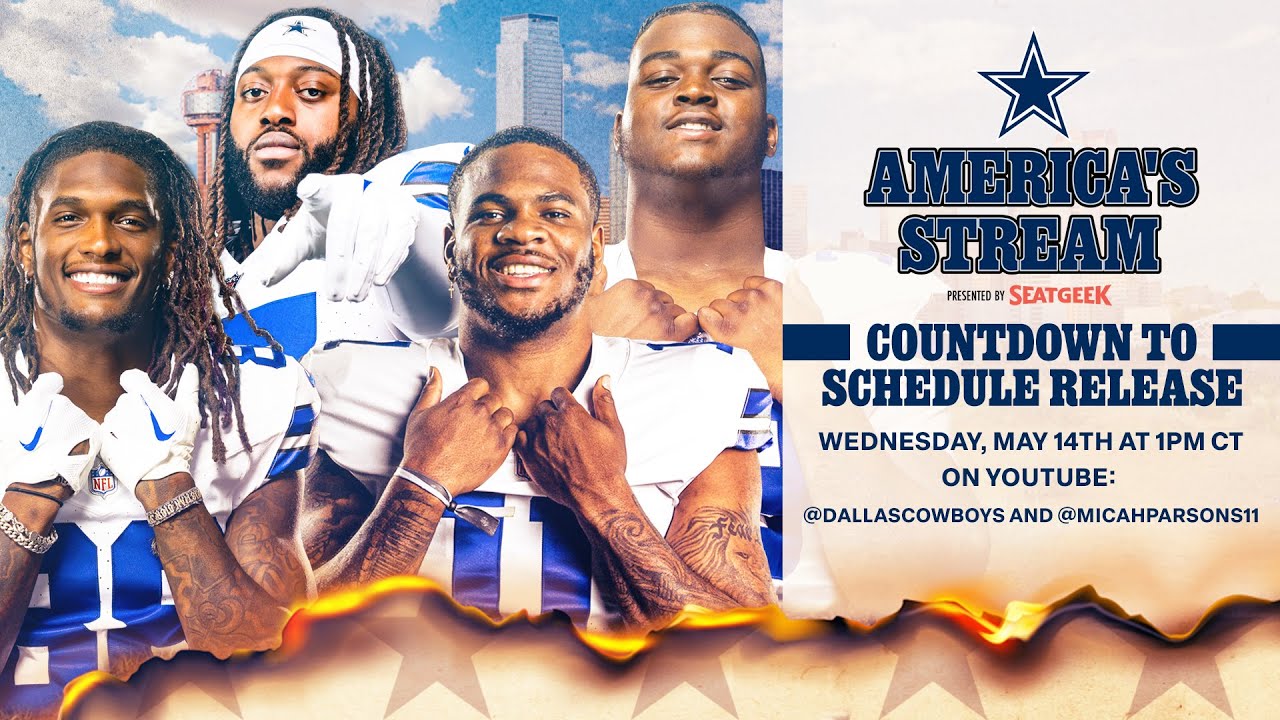 America’s Stream: Countdown to Schedule Release presented by SeatGeek | Dallas Cowboys 2025